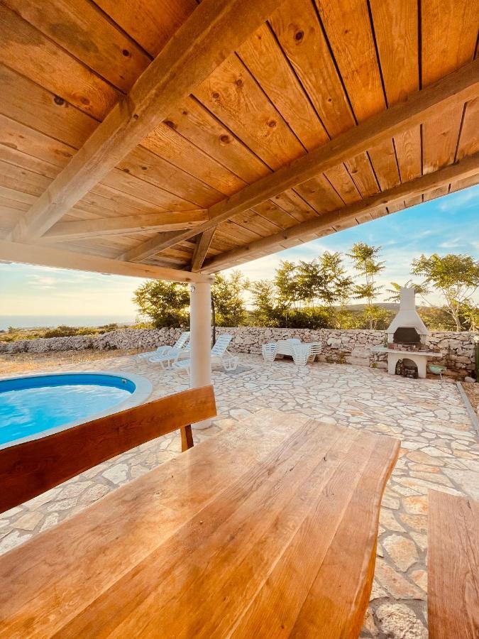 Beautiful Secluded Area Near Novalja Vacation House With Pool And Sea View Villa Lara Zewnętrze zdjęcie